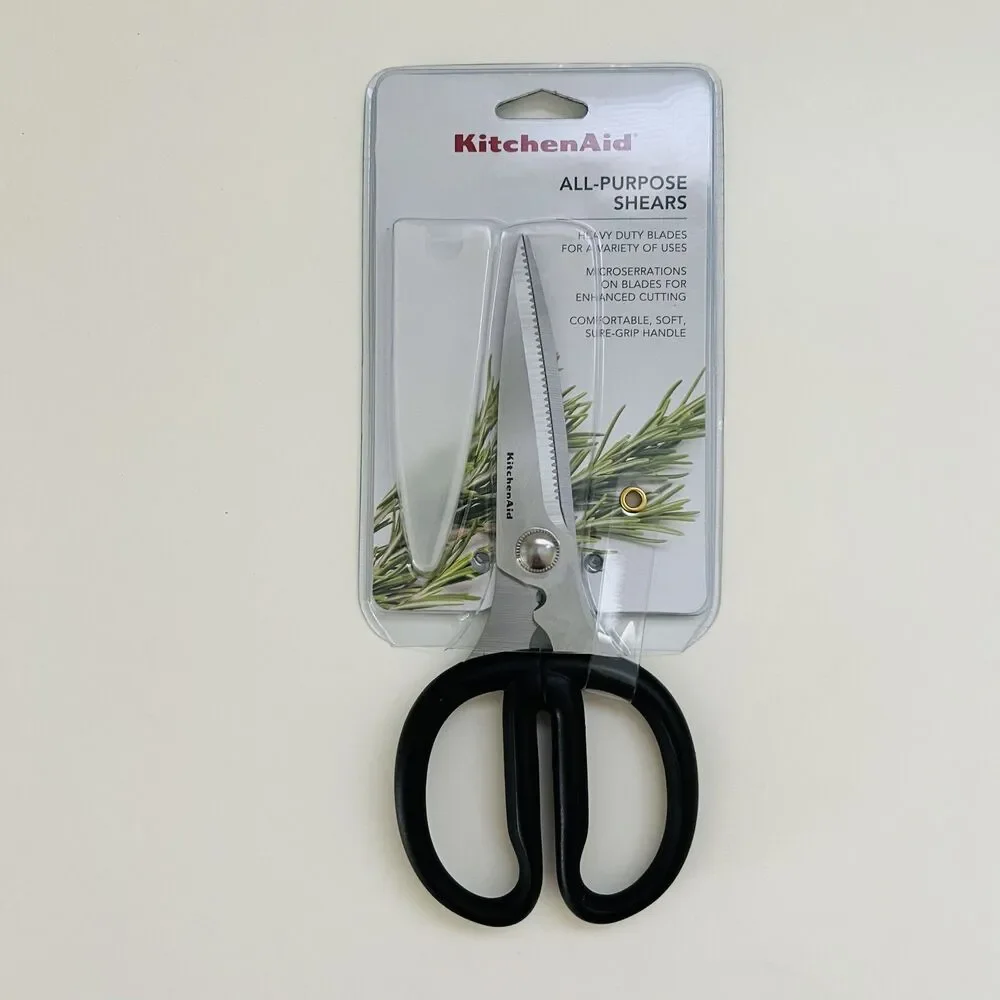 KITCHENAID All Purpose Shears, Kitchen Scissor, Onyx Black